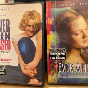 DVD’s Brand New in Packaging: Never Been Kissed and Ever After